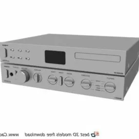 Professional Power Audio Amplifier 3d model