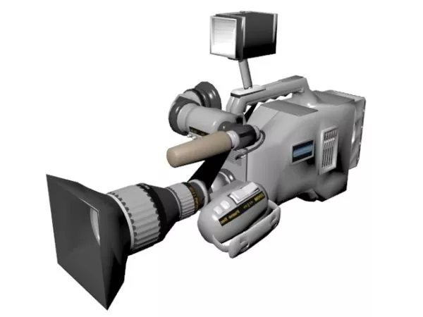Professional-grade Digital Camcorder 3d model Professional-grade Digital Camcorder 3d model