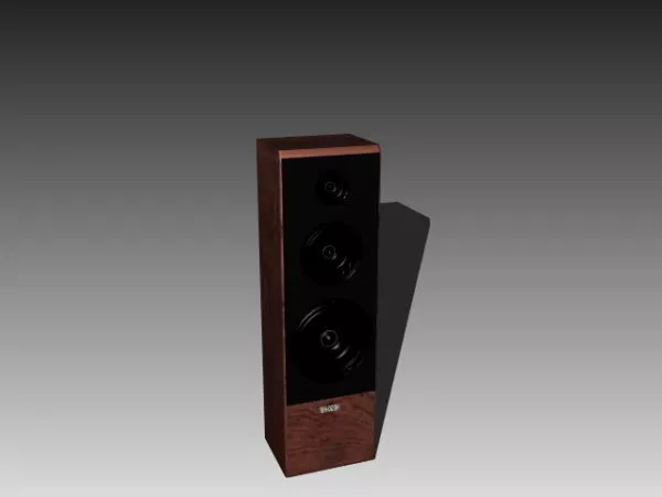 Professional Stage Speaker 3d model Professional Stage Speaker 3d model