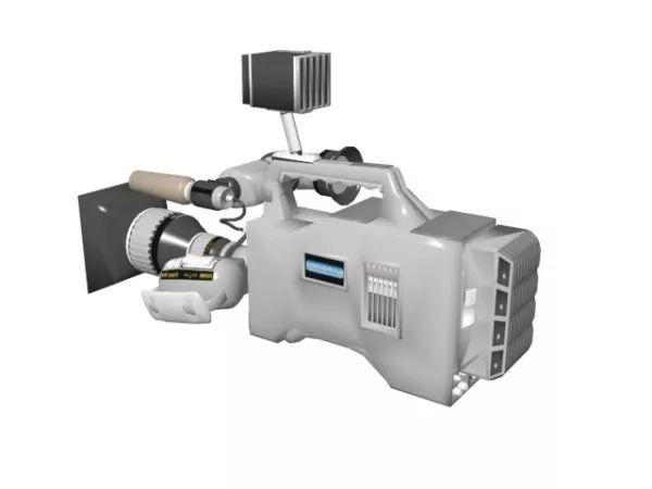 Professional Video Camera 3d model Professional Video Camera 3d model