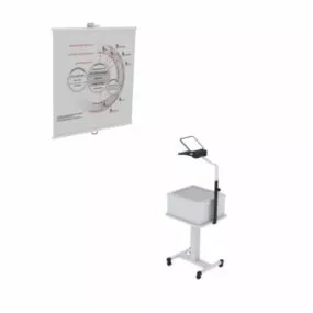 Projector With Screen 3d model