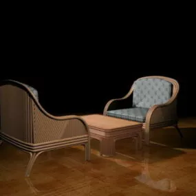 Pub Table Sets 3d model