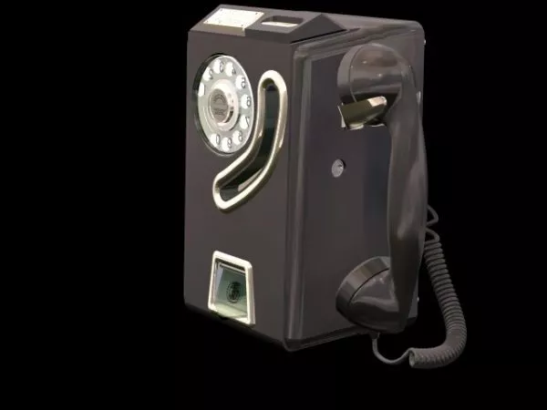 Public Phone 3d model Public Phone 3d model