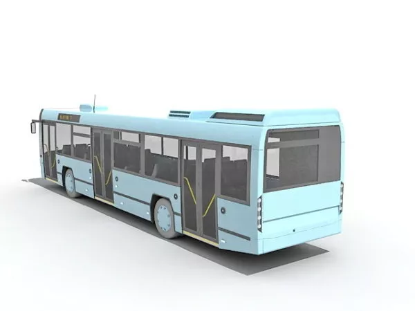 Public Transit Bus 3d model Public Transit Bus 3d model