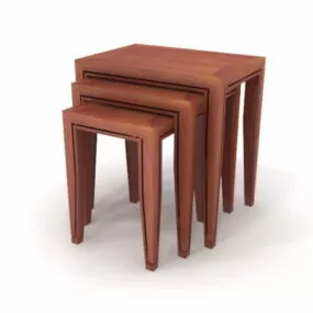 Furniture Pull Out Coffee Table 3d model
