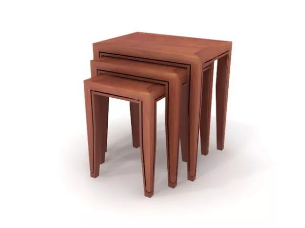 Furniture Pull Out Coffee Table 3d model Furniture Pull Out Coffee Table 3d model