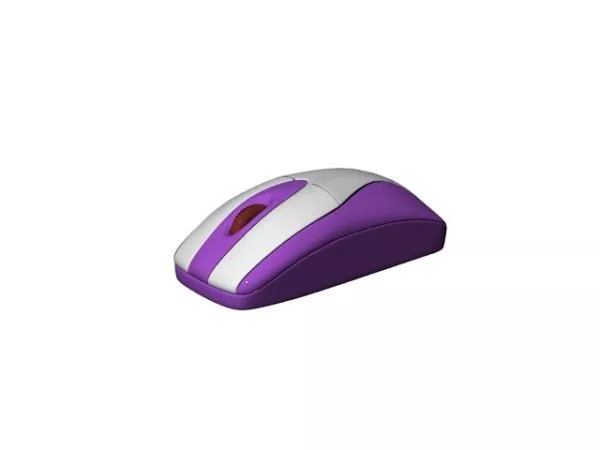 Old Wire Computer Mouse 3d model