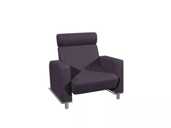 Purple Fabric Sofa 3d model Purple Fabric Sofa 3d model