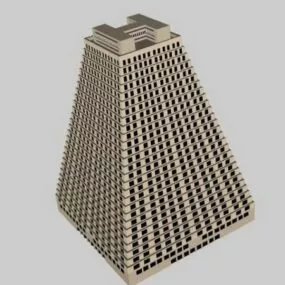 Pyramid Shaped Building 3d model
