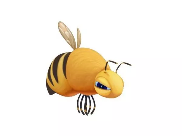 Queen Bee Cartoon 3d model Queen Bee Cartoon 3d model