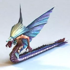 Quetzalcoatl Serpent 3d model