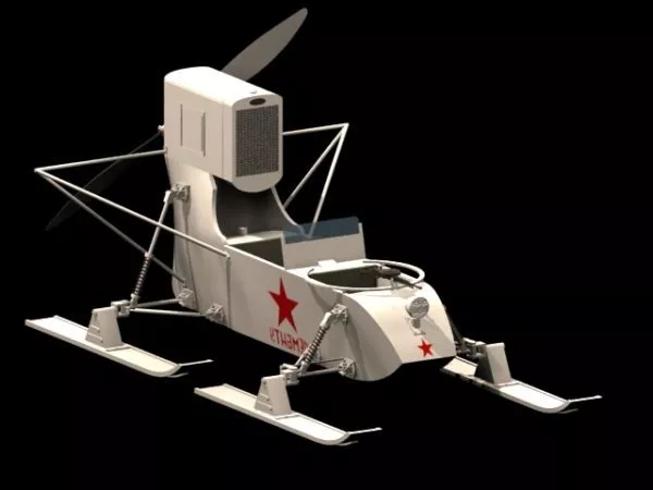 Rf-8 Aerosani 3d model Rf-8 Aerosani 3d model