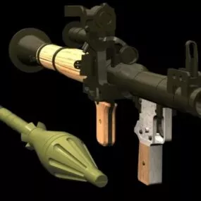 Rpg-7 Launcher 3d model