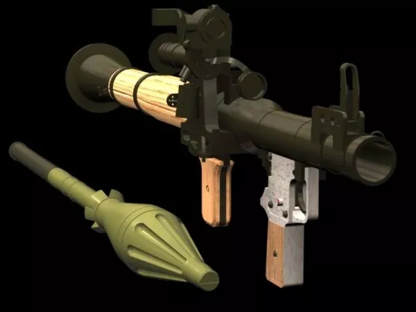 Plz Self Propelled Howitzer 3d model