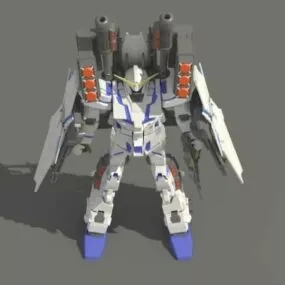 Rx-0 Unicorn Gundam 3d model