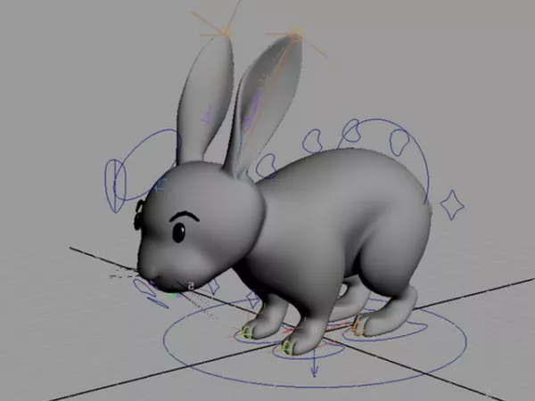 Rabbit Rig 3d model Rabbit Rig 3d model