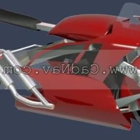 Racing Motor 3d model