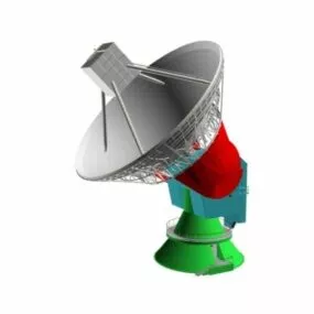 Radio Astronomical Observatory 3d model