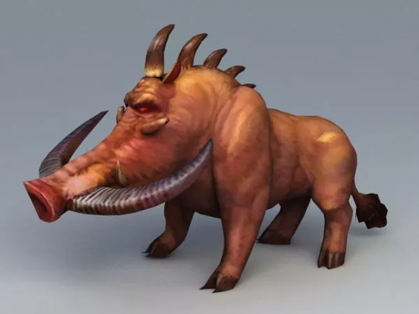 Hog Pig 3d model