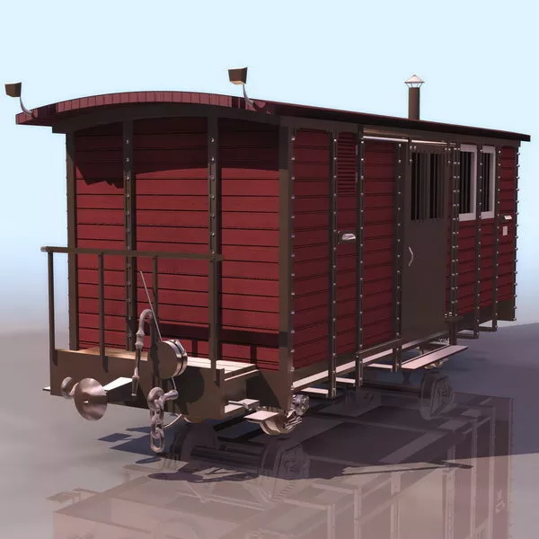 Maglev Train Transport 3d model