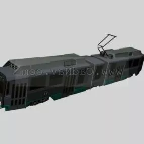 Railway Engine Vehicle 3d model