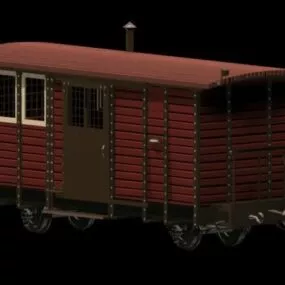 Railway Wagon 3d model