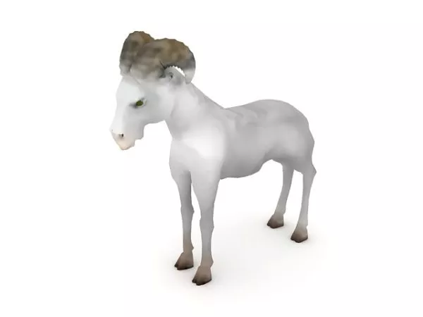 Giant Sheep Ancient Statue 3d model
