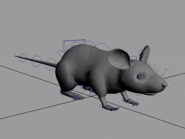 Rat Monster Rigged Animated 3d model
