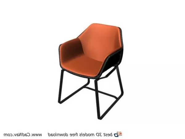 Furniture Rattan Wicker Tub Chair 3d model Furniture Rattan Wicker Tub Chair 3d model