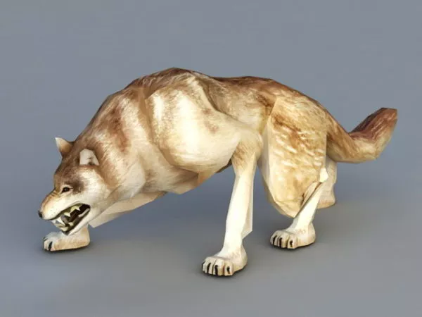 Ravenous Wolf 3d model Ravenous Wolf 3d model