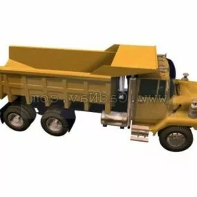 Rear Dump Truck 3d model