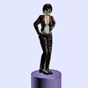 Rebel Girl 3d model