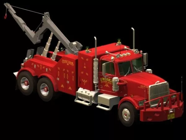 Recovery Truck 3d model Recovery Truck 3d model