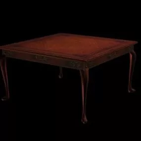 Rectangular Dining Table 3d model