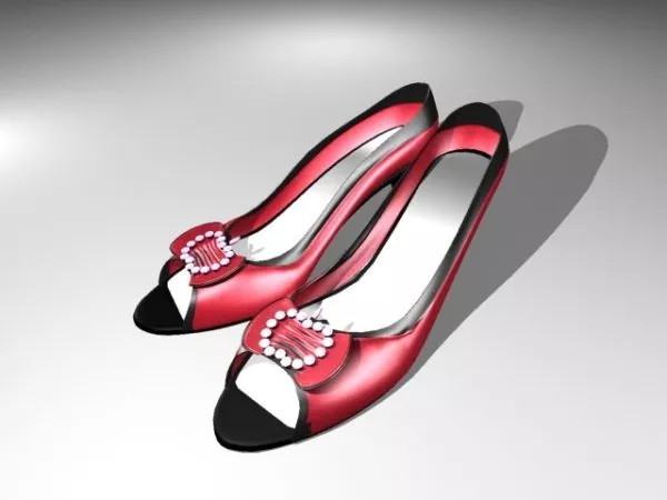 Court Shoes 3d model