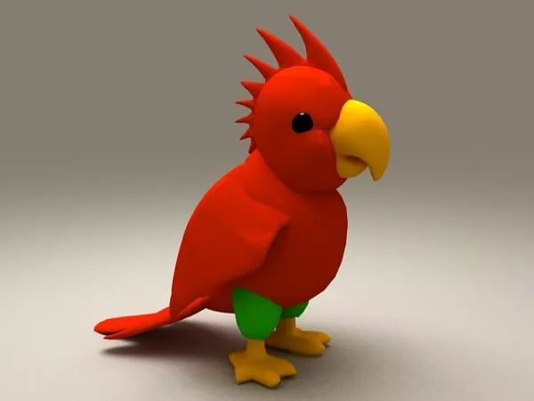 Rainbow Lorikeet V1 3d model