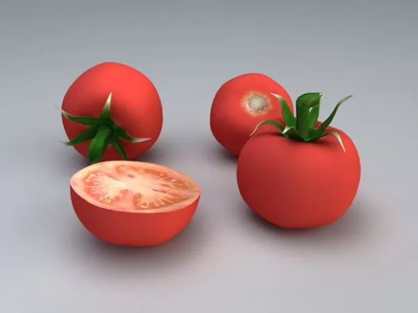 Red Tomatoes 3d model Red Tomatoes 3d model
