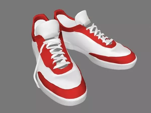 Nice Reebok Sneakers White Color 3d model