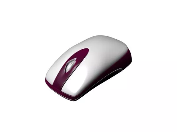 Wireless Mouse White 3d model