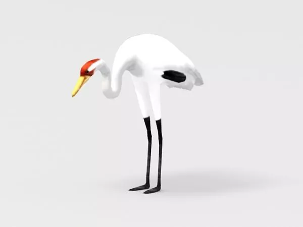 Luffing Crane Machine 3d model