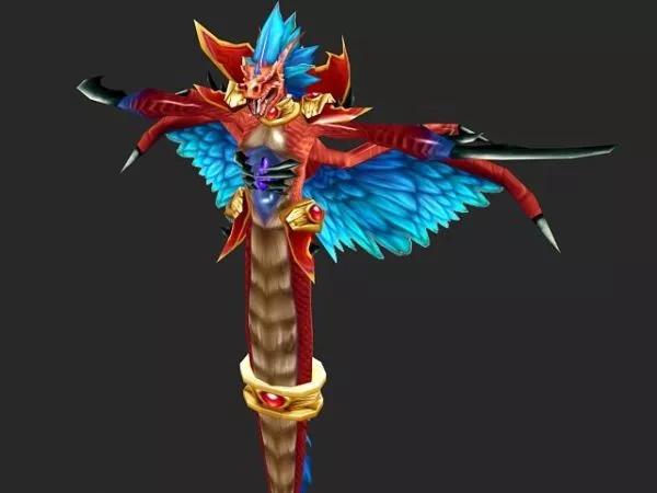 Basilisk Statue 3d model