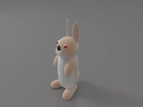 Red Eye Rabbit Toy 3d model Red Eye Rabbit Toy 3d model