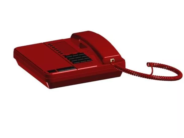Red Phone 3d model Red Phone 3d model