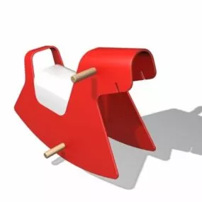 Red Rocking Horse 3d model