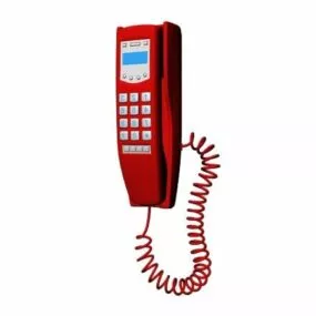 Red Wall Phone 3d model