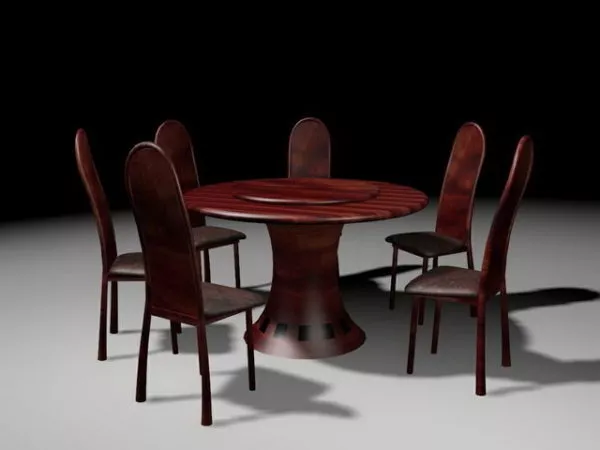 Redwood Dining Room Sets 3d model Redwood Dining Room Sets 3d model