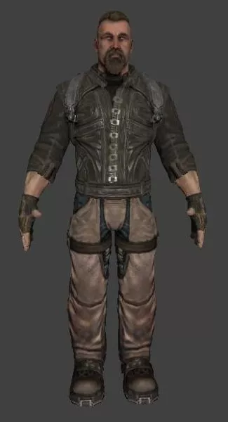 Wehrmacht Soldier In Uniform Character 3d model