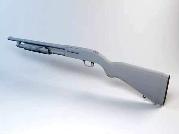 Remington 870 Shotgun 3d model Remington 870 Shotgun 3d model