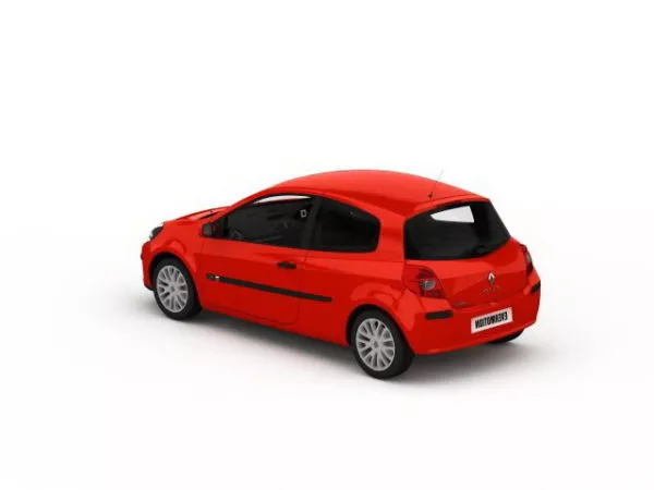 Renault Clio 3d model Renault Clio 3d model