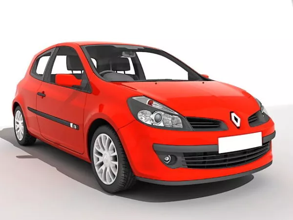 Old Opel Astra Hatchback 3d model